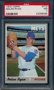 1970 Topps Nolan Ryan #712 PSA Near Mint 7 - Bild 1 von 2