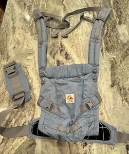 ERGOBABY Ergo Baby Carrier Adapt - Azure Blue - Newborn/Toddler (7-45 Lbs) READ - Picture 1 of 15