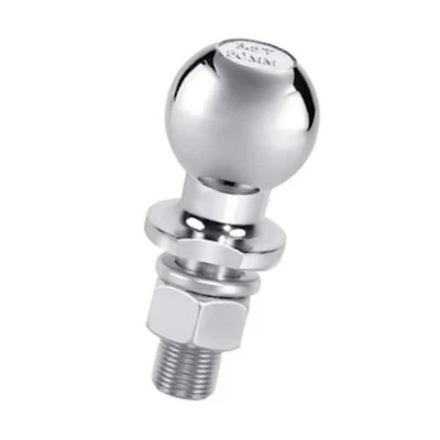 Generic Trailer Hitch Ball Diameter 50 mm Steel Convenient Easy to Use Wear - Image 1 of 4