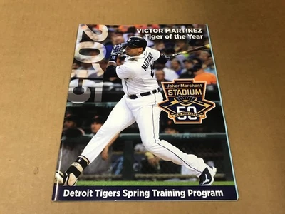 2015 Detroit Tigers Spring Training Program, Victor Martinez- Tiger Of The Year - Image 1 of 4