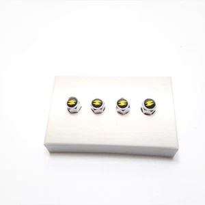 Genuine Renault RS Tyre Valve Dust Caps - Picture 1 of 1