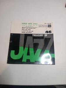 Kansas Katie 1941 Treasury of Jazz no. 46 RCA 7 Inch EP 45 RPM France - Picture 1 of 11