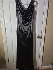 MUXXN Damen 30er Jahre kurzes elegantes Meerjungfrau Abendkleid, schwarz, Größe L ausgefallen - Bild 1 von 12