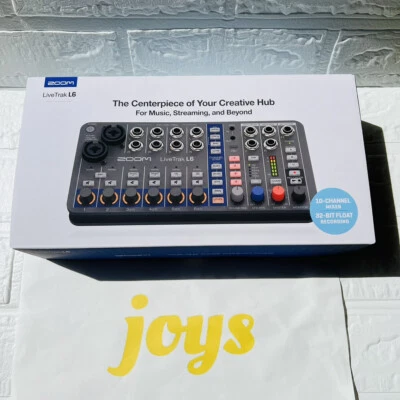 ZOOM Live Trak L6 MIDI Digital Mixer Recorder 10-Channel 32bit - Image 1 of 4