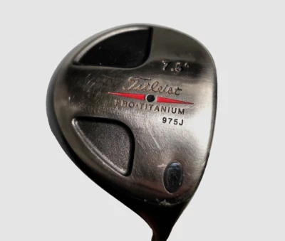 Driver de golf Titleist Titanium 975J 7,5 Pro Force 7,5 dorado LT R varilla de grafito derecha Foto 1 de 4
