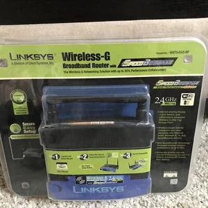 BRAND NEW Sealed Linksys Wireless-G Router WRT54GS Broadband 54 Mbps 2.4 GHz NIB - Photo 1/7
