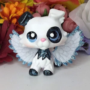 Mini Pet Shop, Dog Puppy, Collie With Wings, OOAK Custom Hand Painted, Nice! - Picture 1 of 5