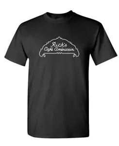RICK'S CAFE AMERICAIN - film classico - maglietta uomo cotone - Foto 1 di 14