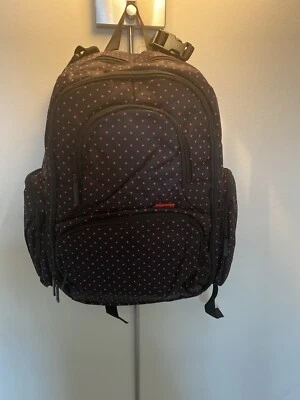 NiceEbag D8146W Back Pack Executive  QB/T1333-2010 Black pink polka dots NWT - Image 1 of 4