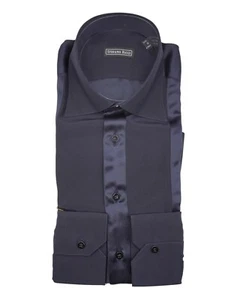 NEW STEFANO RICCI  Dress EAGLE 100% SILK Shirt LOGO Size M Us   ( XS24) - Picture 1 of 2