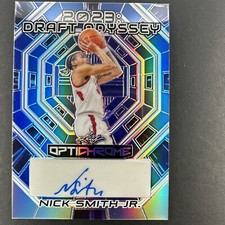 NICK SMITH JR # 3/5 Auto 2022 Leaf Optichrome 2023 Draft Odyssey PRISMATIC