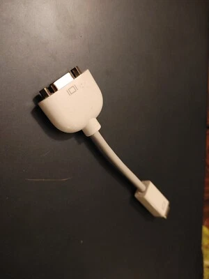 Mini Apple DVI Male to VGA Female Adapter 5" Video Cable Converter Apple MacBook - Image 1 of 3