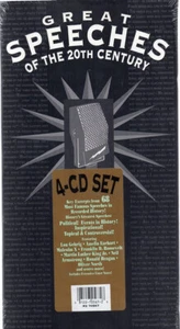 Great Speeches of the 20th Century 4-Cassette Set (R4 70567) - BRAND NEW, SEALED - Picture 1 of 5