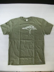 Ally's Bar T Shirt, Moss Green, Men's Size XL, 100% Organic Cotton (Brand New) - Picture 1 of 5