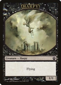 10 Token Cards - Harpy - Theros - SAME ART - Magic MTG FTG - Picture 1 of 1