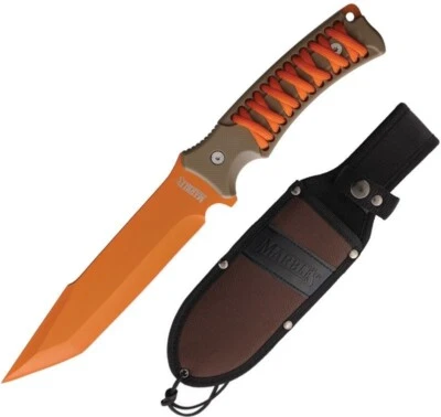 Cuchillo Fijo Canicas 6.75" Acero Inoxidable Tanto Hoja Sintético/Mango Envolvente de Cordón Foto 1 de 3