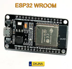 ESP32 NodeMcu Development Board WROOM 32 30 pinsDual Core WLAN WiFi Bluetooth - Picture 1 of 12
