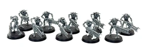10x NECRON WARRIORS BUILT Necrons Warhammer 40K - Picture 1 of 1