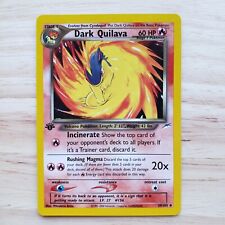 Dark Quilava 39/105 - Pokémon TCG  [1st Edition] Vintage Neo Destiny - LP-NM