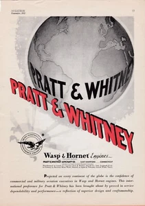 1932 Pratt & Whitney Aircraft Engines Ad 10/24/2024k - Picture 1 of 1