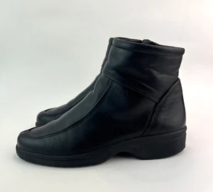 Ecco Womens Leather Ankle Boots Black Size UK 5 EU 38 - Picture 1 of 9