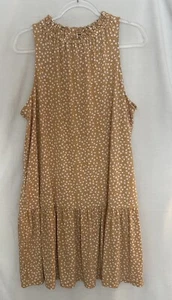 Banana Republic Damen Midikleid XL gelb Polyester mit Elasthan A-Linie - Bild 1 von 6