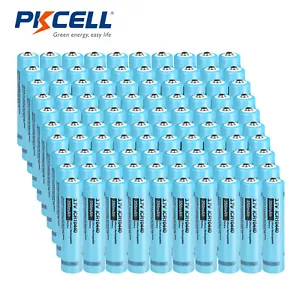 200× AAA Batteries Rechargeable 10440 3.7V Triple A Li-ion Button Top for Lights - Picture 1 of 5
