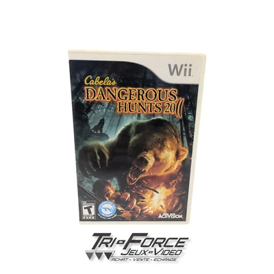 Cabela's Dangerous Hunts 2011 Nintendo Wii No Manual, Tested ! - Image 1 of 2