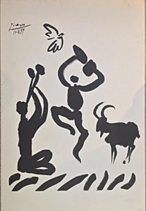Después de Pablo Picasso ""el flautista", 1959 - Imagen 1 de 7