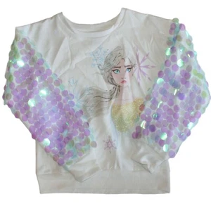 Mad Engine Disney Frozen 2 Sequin Long Sleeve Little Girl's Sweatshirt - NWT - Picture 1 of 4