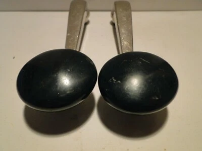 1936-1937-38 Chrysler Desoto Turquoise Green Knob Window Crank Handles Mopar OEM - Image 1 of 4