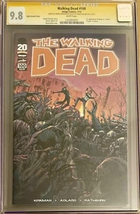 Walking Dead 100 Hitch Variant CGC SS 9.8 SIGNED Robert Kirkman Adlard Image AMC - Picture 1 of 4