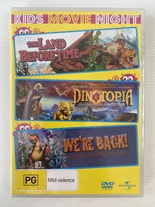 The Land Before Time / Dinotopia / We're back A Dinosaur's Story - DVD Brand New - Picture 1 of 4