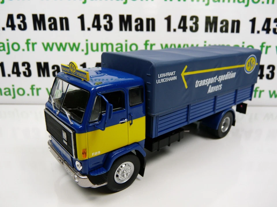 CA4 CAMIONS truck LKW 1/43 DéAgostini IXO VOLVO F88 transport d'Anvers - Photo 1/4