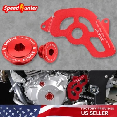 Engine Guard Screw Cover Oil Filler Screws/Front Sprocket Cover For HONDA XR400R - Image 1 of 4