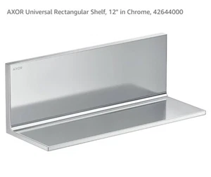 AXOR UNIVERSAL RECTANGULAR Estantería, 12" en CROMO 4264400 NUEVO Caja Abierta - Imagen 1 de 21