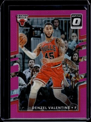 2017-18 Optic Basketball Denzel Valentine BULLS #24 Pink /25 - Image 1 of 2