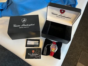 LAMBORGHINI Cronógrafo Mujer RELOJ Reloj Mujer Paddock Watch Caja Papeles - Imagen 1 de 24