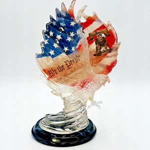 Bradford Exchange Pride of a Nation "United We Stand" Patriotic Eagle Figurine - Picture 1 of 17