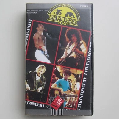Queen - We Will Rock You (Live In Concert) VHS PAL Video VC 4012  PAL - Image 1 of 4