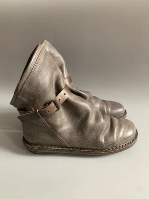 Trippen Bomb Women’s Leather Gray Ankle Boots Size 40 US 9 - Image 1 of 4