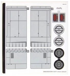 NEW Lego 75188 Sticker Sheet ONLY Stickers Parts Pieces Set Genuine Star Wars - Picture 1 of 1