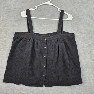 Jenni Kayne Cypress Tank Top Button Up Front Size M Flaws - Image 1 of 4