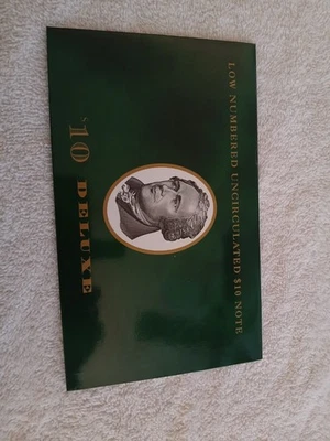 1999 Series $10 Dollar Uncirculated Reserve Note, *Low Serial* - Image 1 of 4