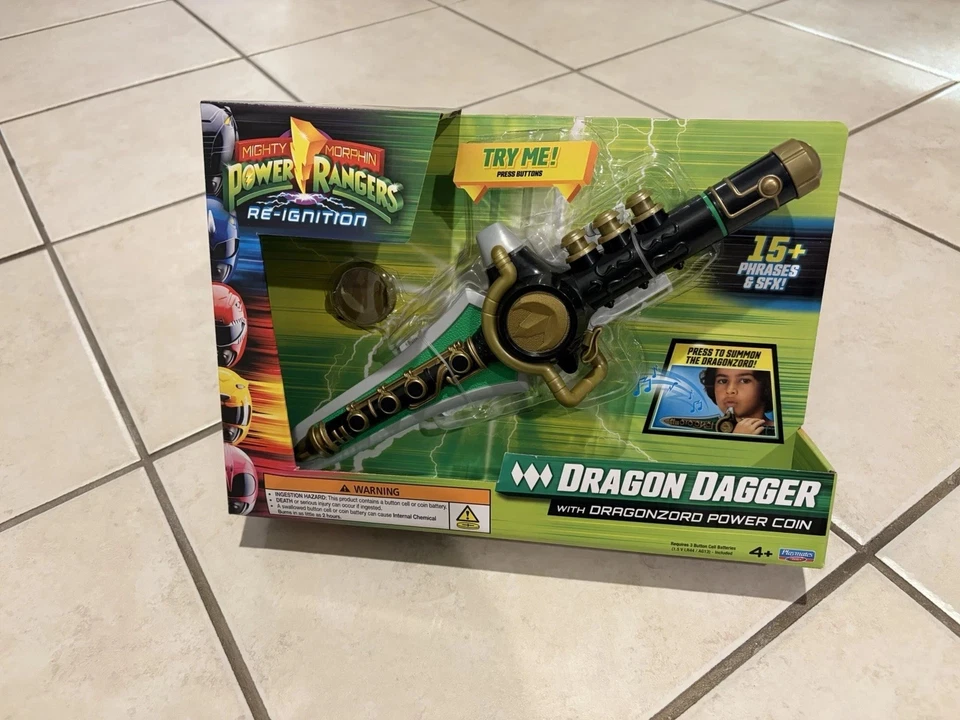 Mighty Morphin Power Rangers Re-Ignition Dragon Dagger Nuevo 2025 Reignition Foto 1 de 3