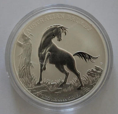 1 Unze Silber, The Australian Brumby, Australien, 2022 - Bild 1 von 2