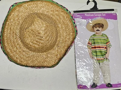 Fun World Conjunto de Serape Mexicano Disfraz Niño Pequeño Grande 4-6 V1012 Foto 1 de 3