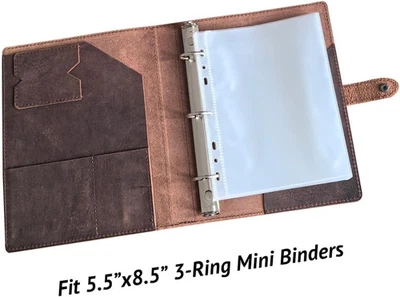 30-Pack 5"x7" Photo Sleeves for A5 6-Ring Binders and 3-Ring Mini Binders, 60... - Image 1 of 4