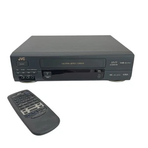 Reproductor de VCR VHS JVC HR-A61U Grabadora-4 Cabezales-Hi-Fi Estéreo Con Control Remoto - Imagen 1 de 2