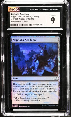NEPHALIA ACADEMY Eldritch Moon Foil CGC 9 Mint MTG [Nostalgium] - Image 1 of 2